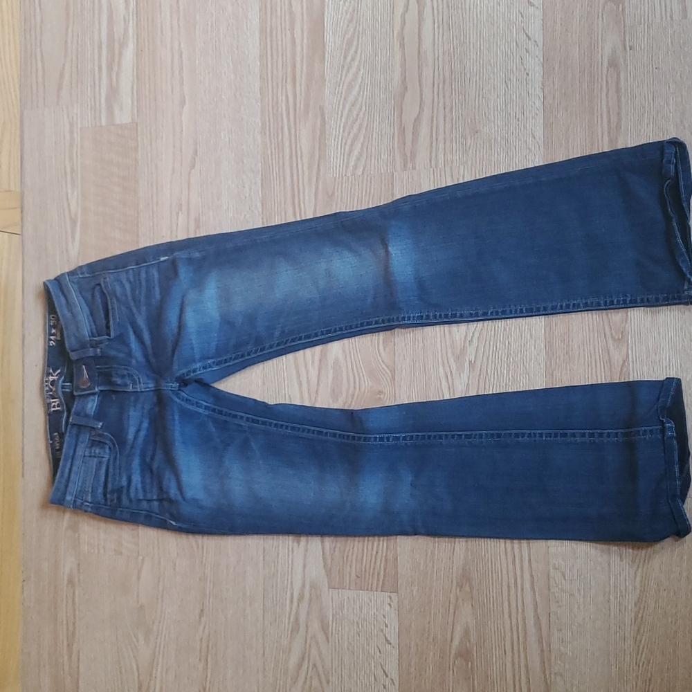 Buckle Black boot cut jeans